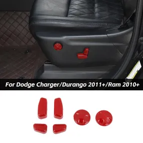 Car Seat Adjust Button Cover Trim For Dodge Ram 2018 /Charger/Durango 2011  Accessories | CheroCar