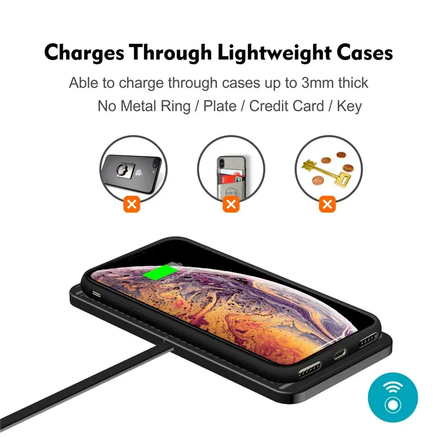 Car Wireless Charger Silicone Non Slip Pad for iPhone 15 14 13 12 Samsung 15W Car Wireless Phone Chargers Fast Charging Station