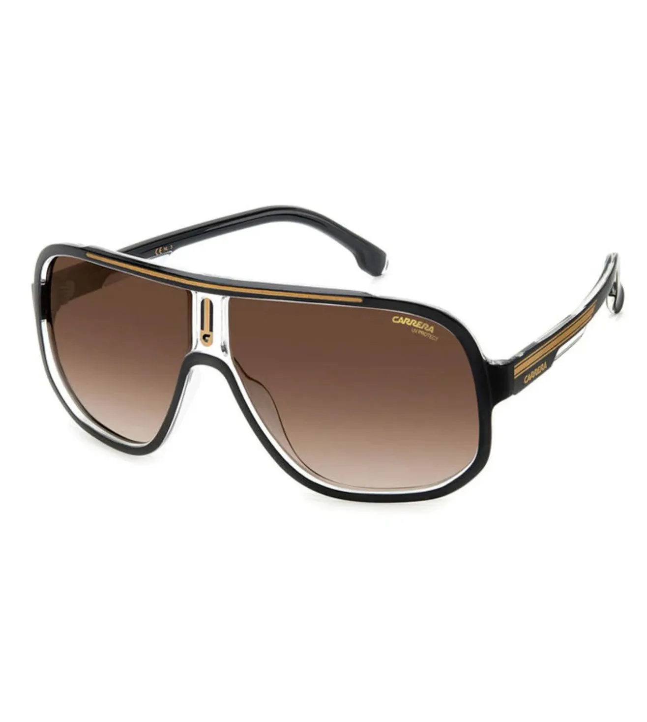 Carrera Men's Brown Gradient Aviator Sunglasses