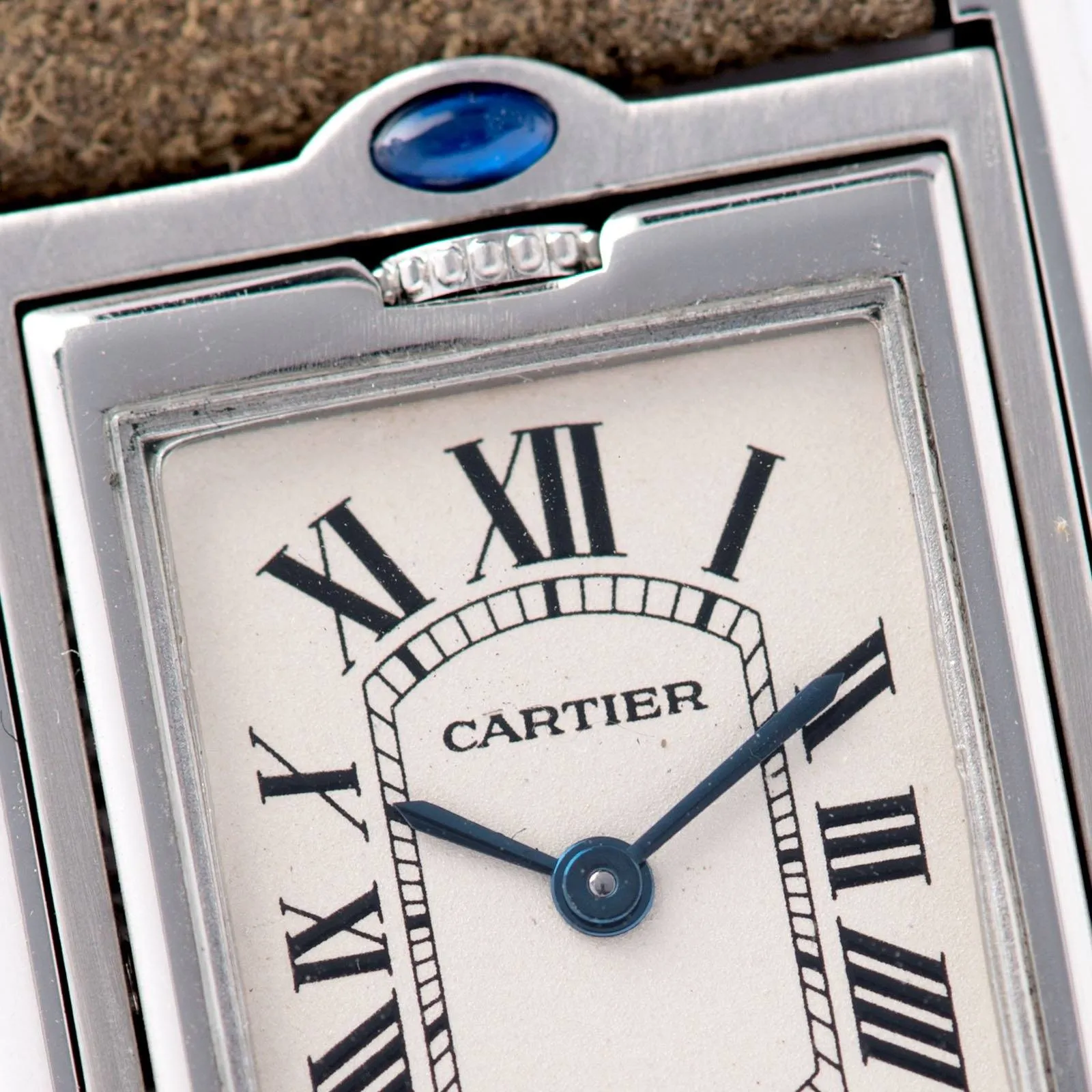 Cartier Tank Basculante Steel 2405