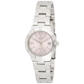 CASIO LTP-1241D-4ADF Silver Pink Watch