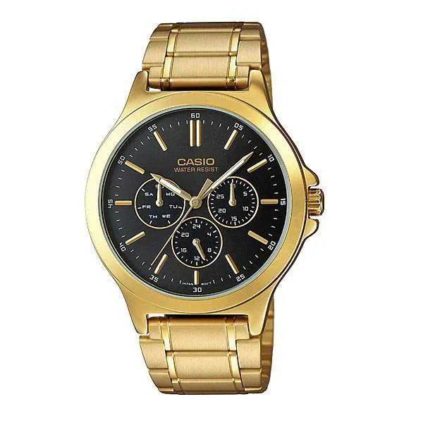 Casio MTP-V300G-1A Gold Stainless Watch for Men