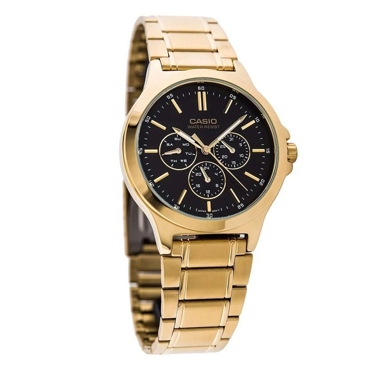 Casio MTP-V300G-1A Gold Stainless Watch for Men