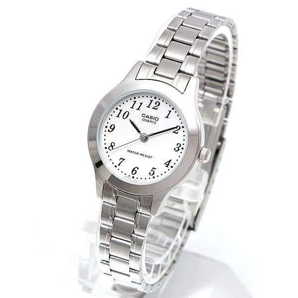 Casio Vintage LTP-1128A-7B Silver Stainless Watch for Women