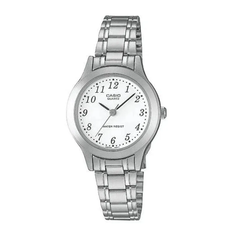 Casio Vintage LTP-1128A-7B Silver Stainless Watch for Women