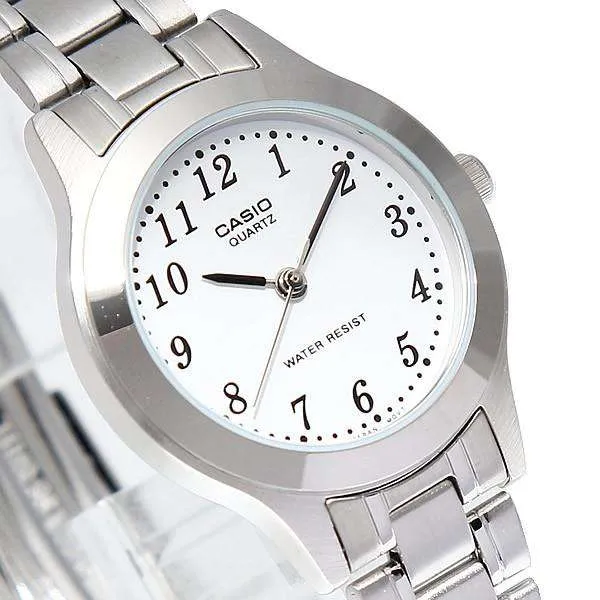 Casio Vintage LTP-1128A-7B Silver Stainless Watch for Women