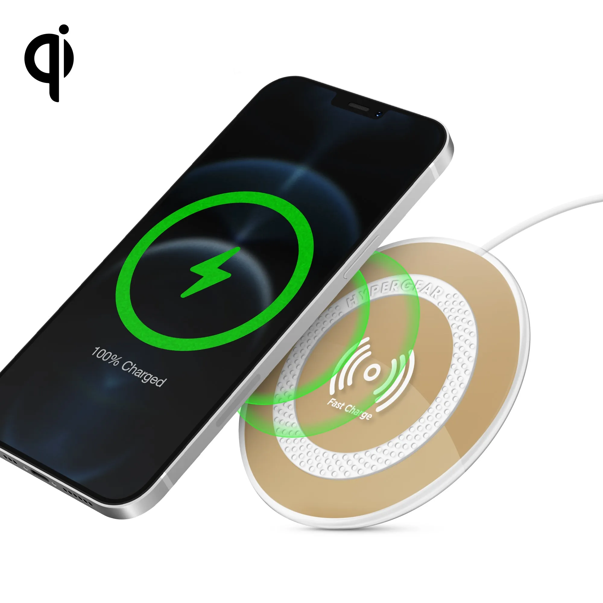 ChargePad Pro 15W Wireless Fast Charger | Gold