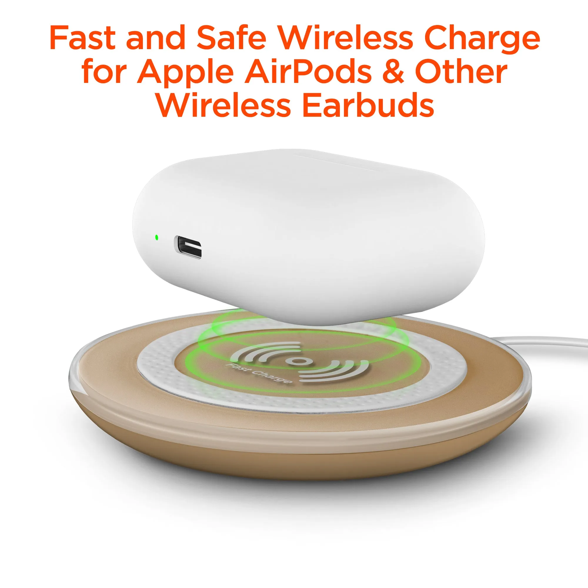 ChargePad Pro 15W Wireless Fast Charger | Gold