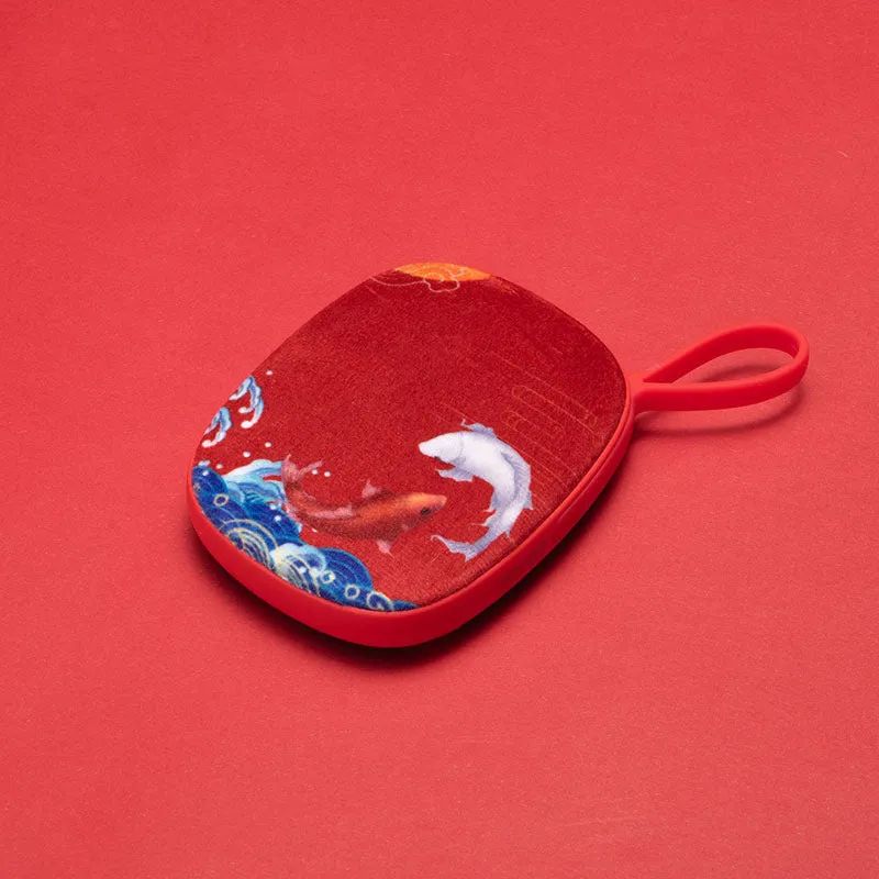 Chinese Style Velvet Skin USB Portable Charger Power Bank Hand Warmer