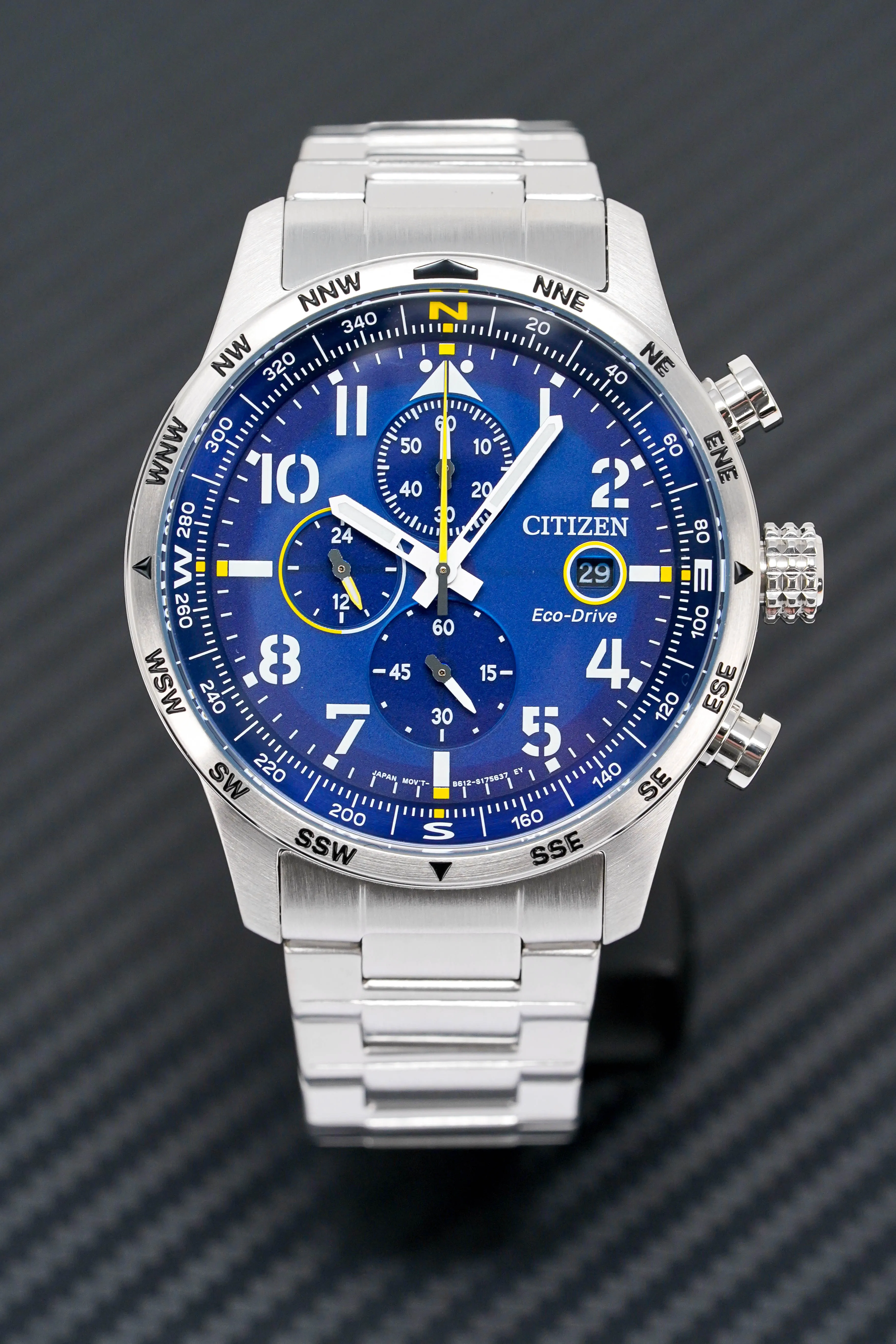 Citizen Men's Watch Eco-Drive Chrono Aviator Blue CA0790-83L