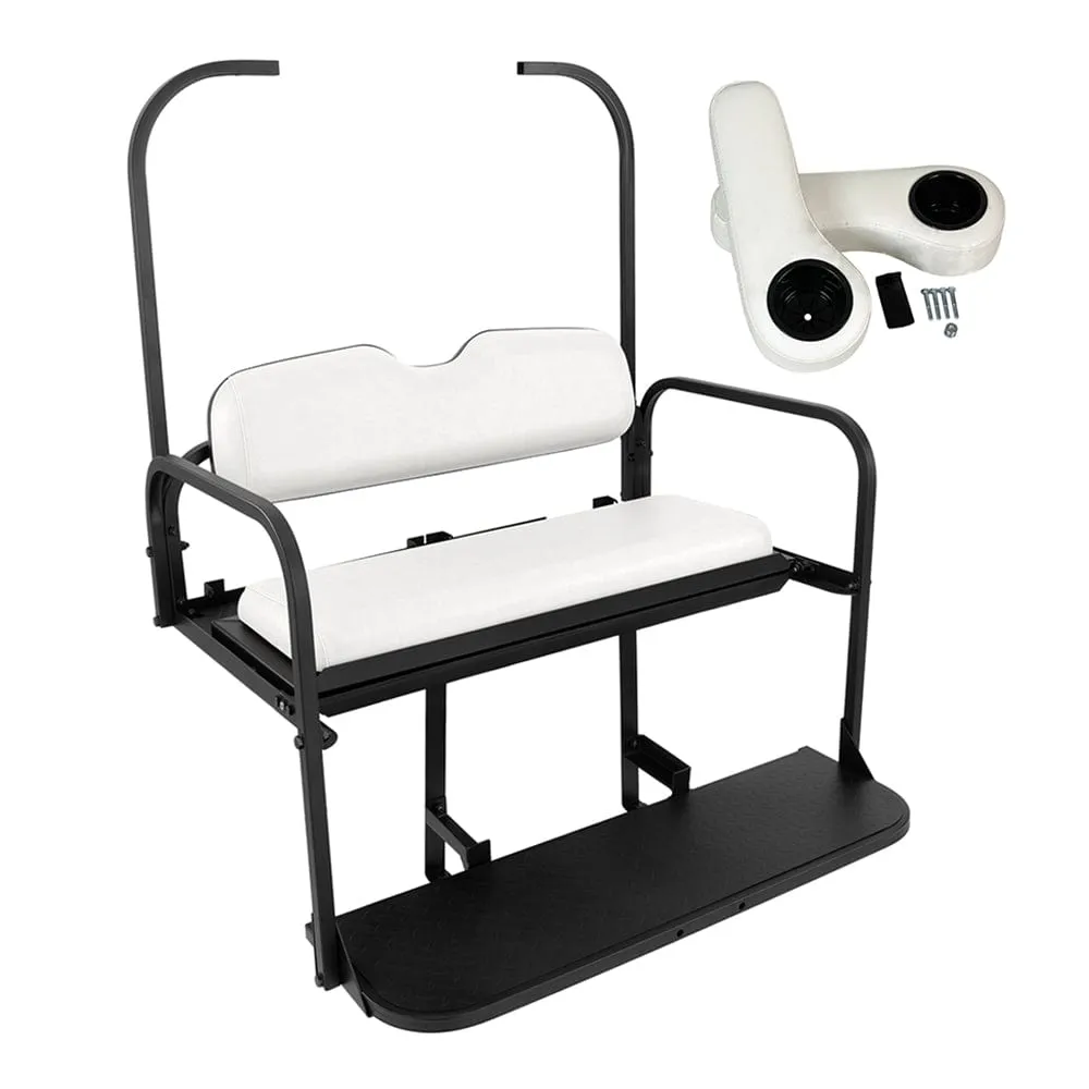 Club Car DS Golf Cart Rear Flip Seat Kit (1982-2000.5) | Gusto™