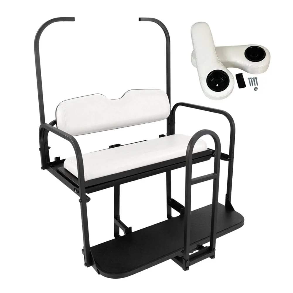 Club Car DS Golf Cart Rear Flip Seat Kit (1982-2000.5) | Gusto™