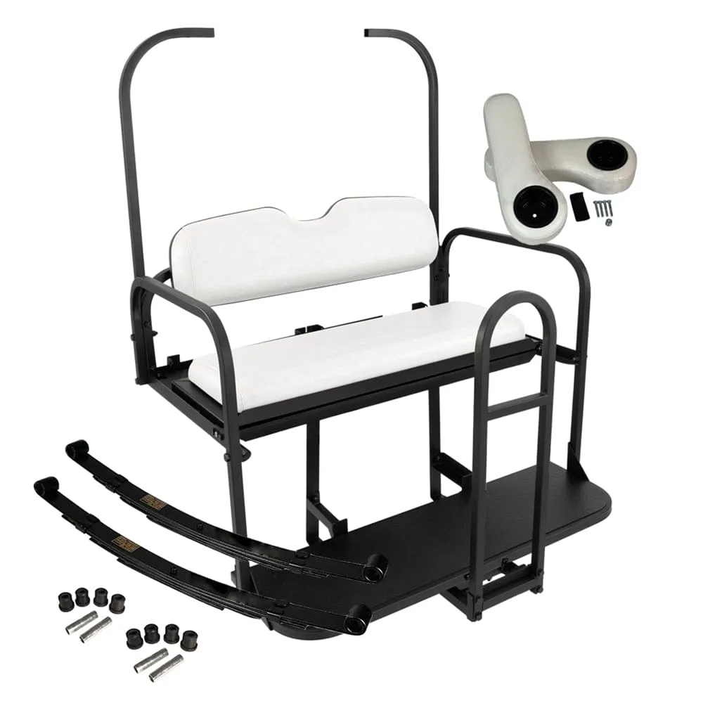 Club Car DS Golf Cart Rear Flip Seat Kit (1982-2000.5) | Gusto™