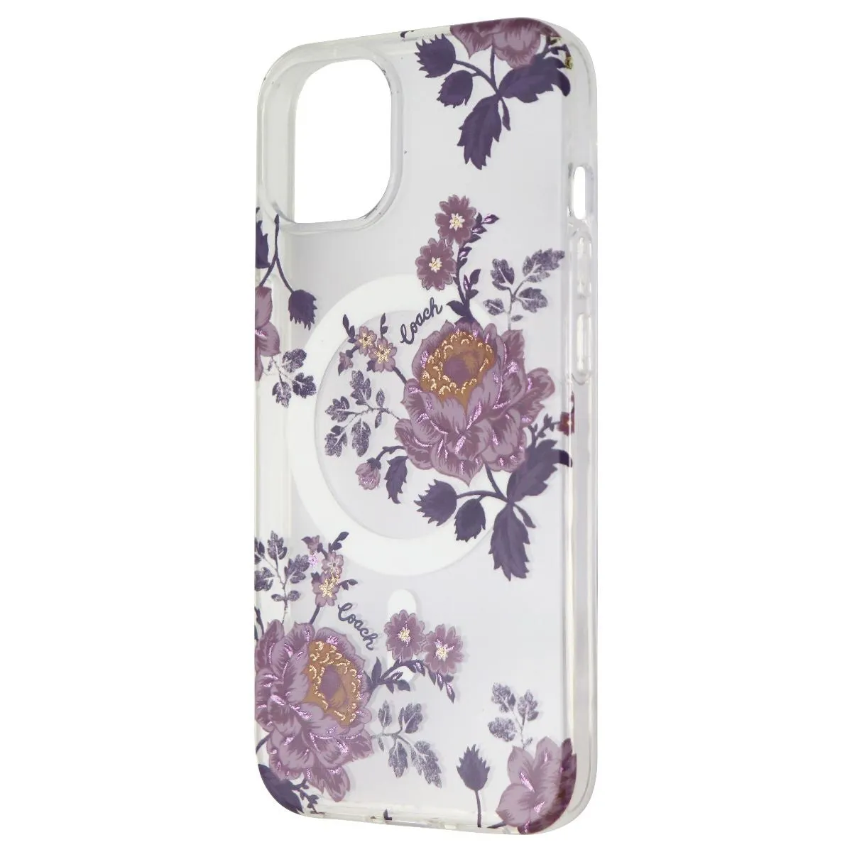 Coach Protective Case for MagSafe for Apple iPhone 13 - Moody Floral Clear