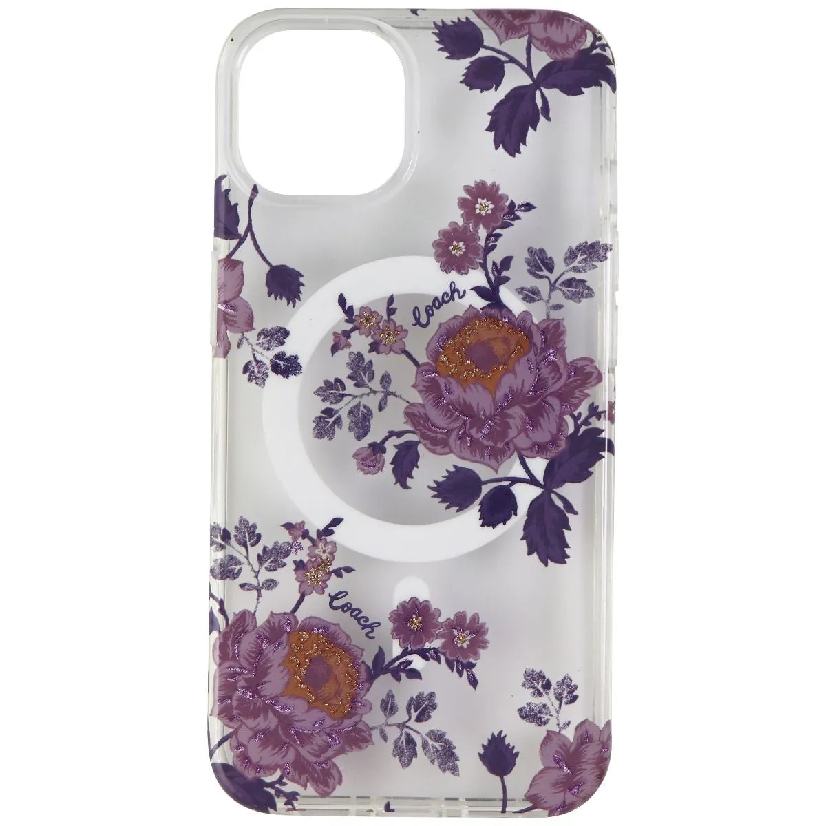 Coach Protective Case for MagSafe for Apple iPhone 13 - Moody Floral Clear