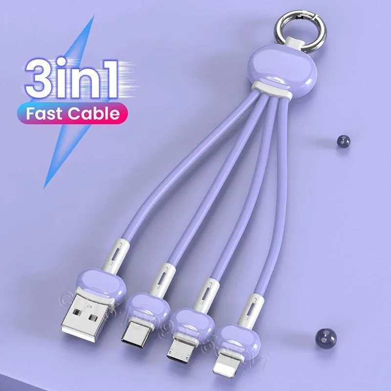 Compact Keychain USB Charger for iPhone and Xiaomi Redmi - Ultimate Travel Charging Solution