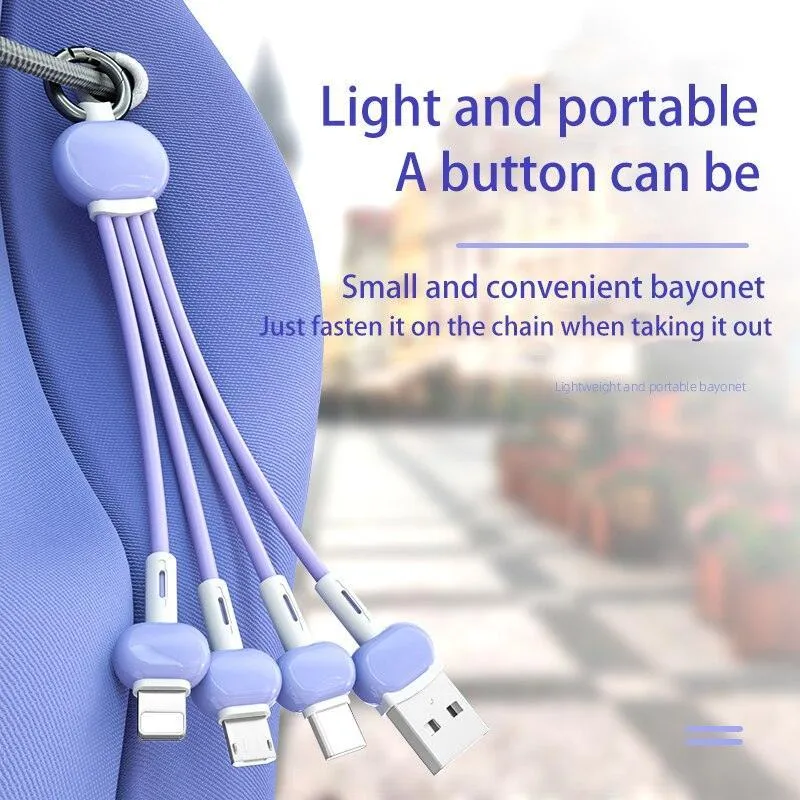 Compact Keychain USB Charger for iPhone and Xiaomi Redmi - Ultimate Travel Charging Solution