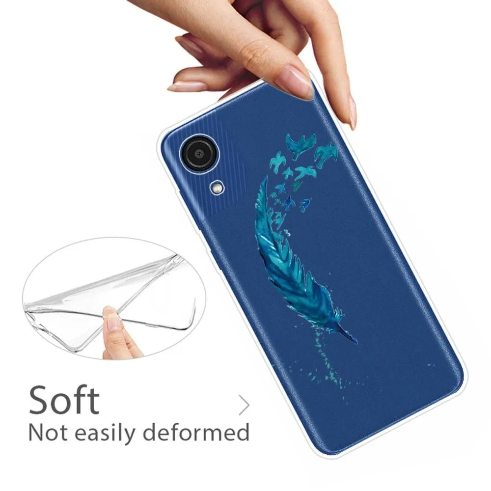 Deco Samsung Galaxy A03 Core case - Blue Feather