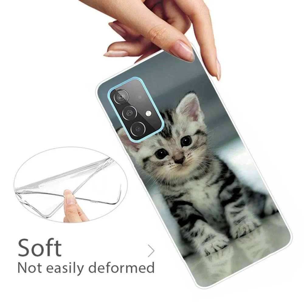 Deco Samsung Galaxy A13 4G case - Cute Cat