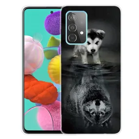 Deco Samsung Galaxy A13 4G case - Dog and Wolf