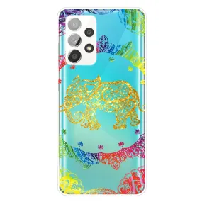 Deco Samsung Galaxy A72 5G case - Elephant Mandala Pattern