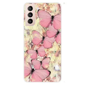 Deco Samsung Galaxy S22 Plus case - Pink Butterfly