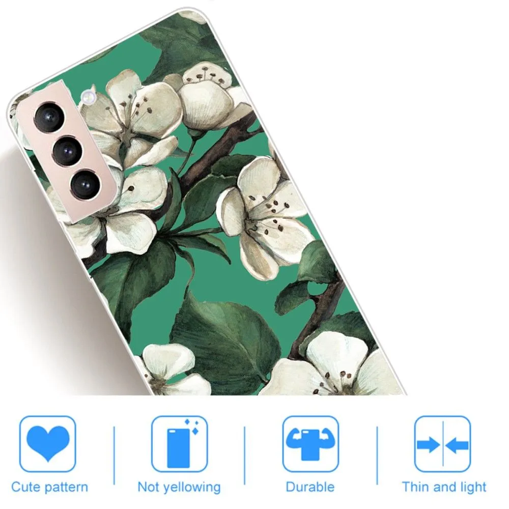 Deco Samsung Galaxy S22 Plus case - White Flower