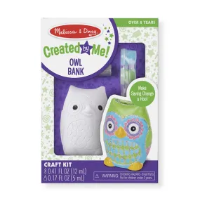 Decorate Your Own Owl Bank