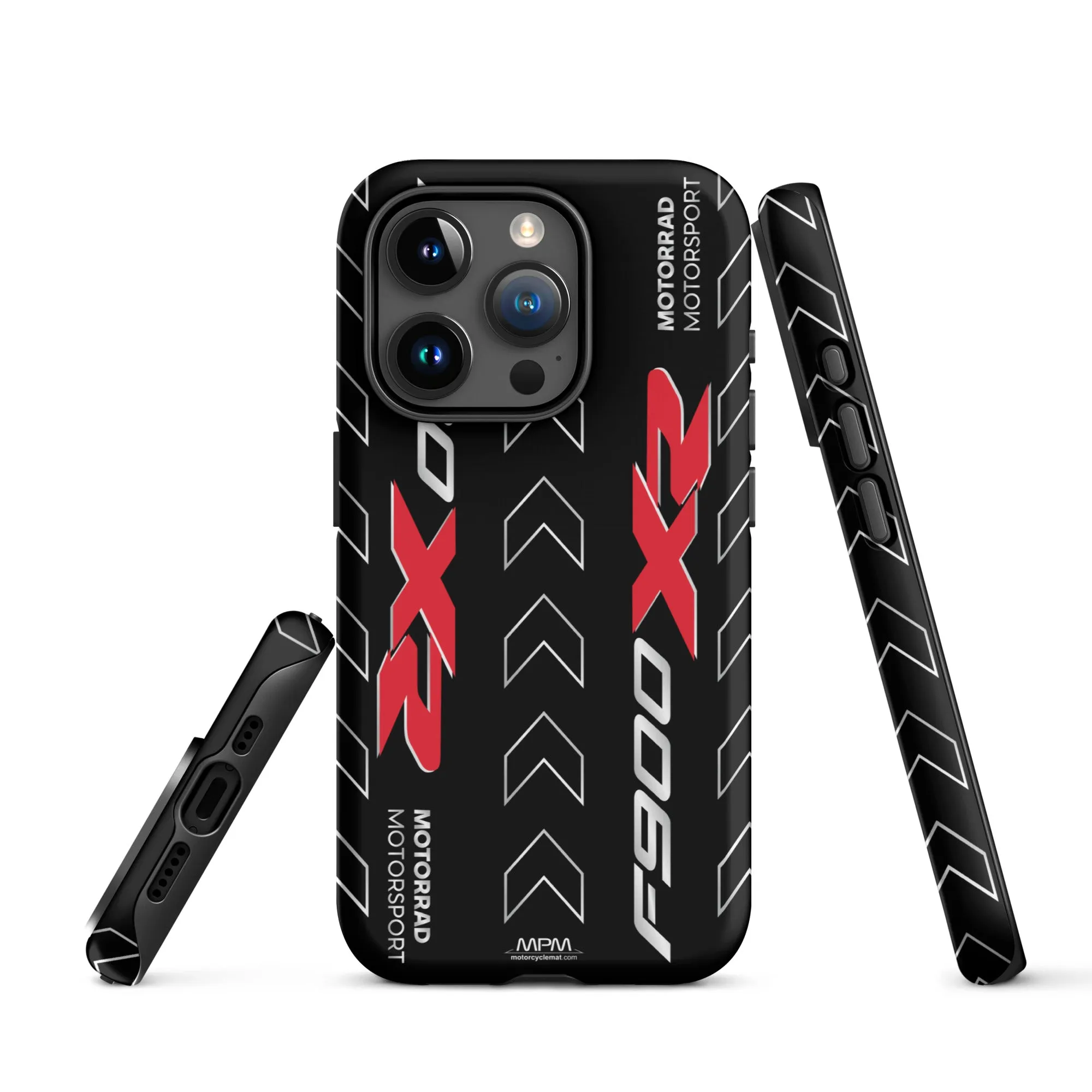 Designed Tough Case For iPhone inspired by BMW F900XR Triple Black Motorcycle Model - MM5266