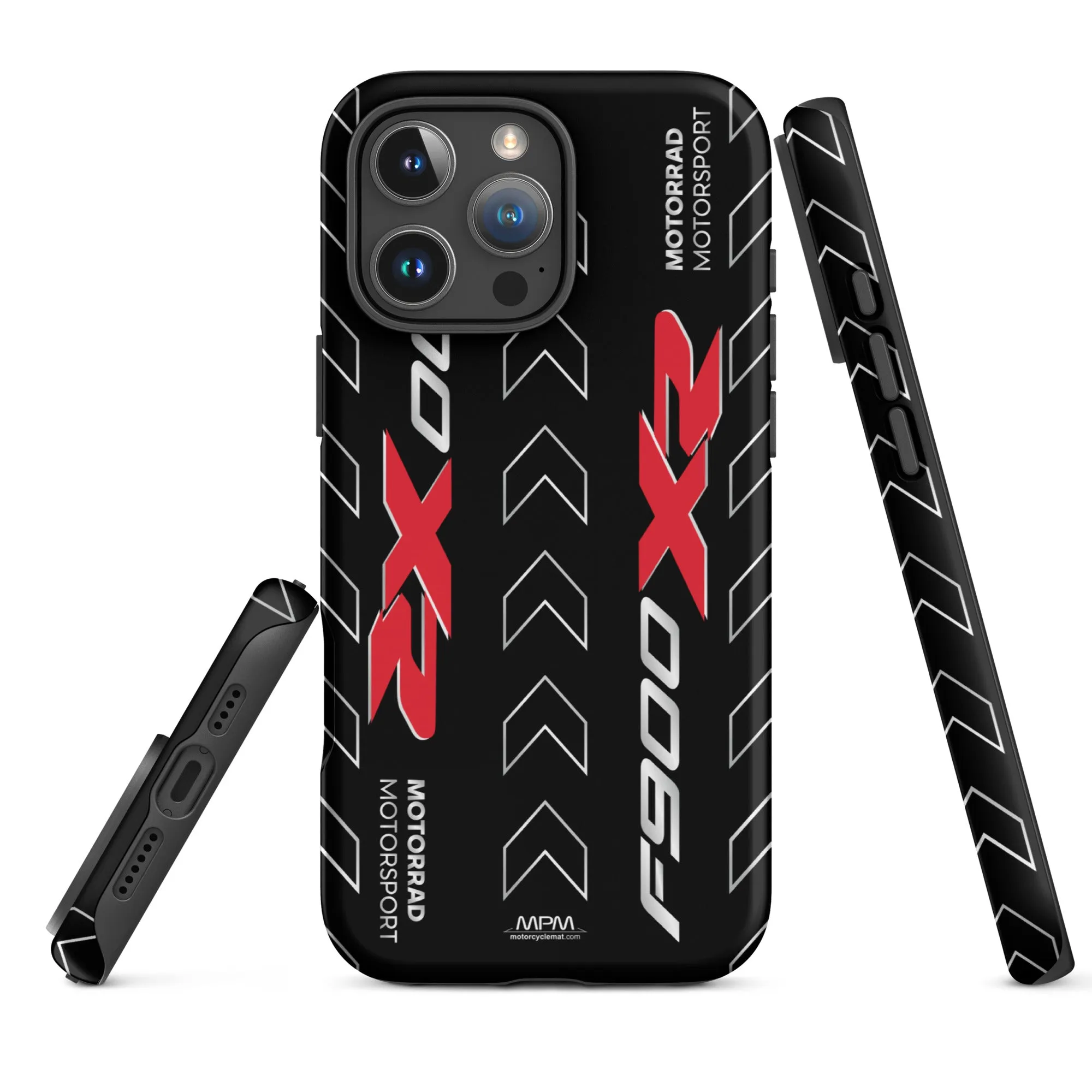 Designed Tough Case For iPhone inspired by BMW F900XR Triple Black Motorcycle Model - MM5266