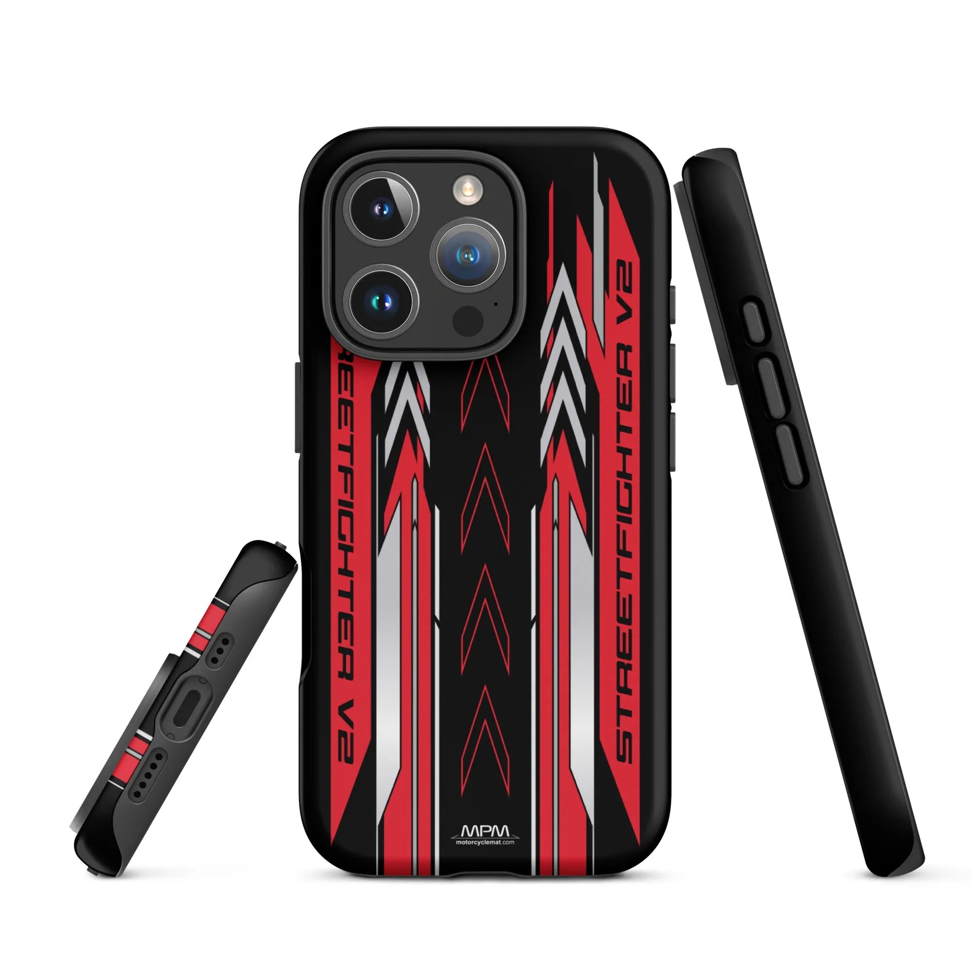 Designed Tough Case For iPhone inspired by Ducati Streetfighter V2 Red Motorcycle Model - MM5258