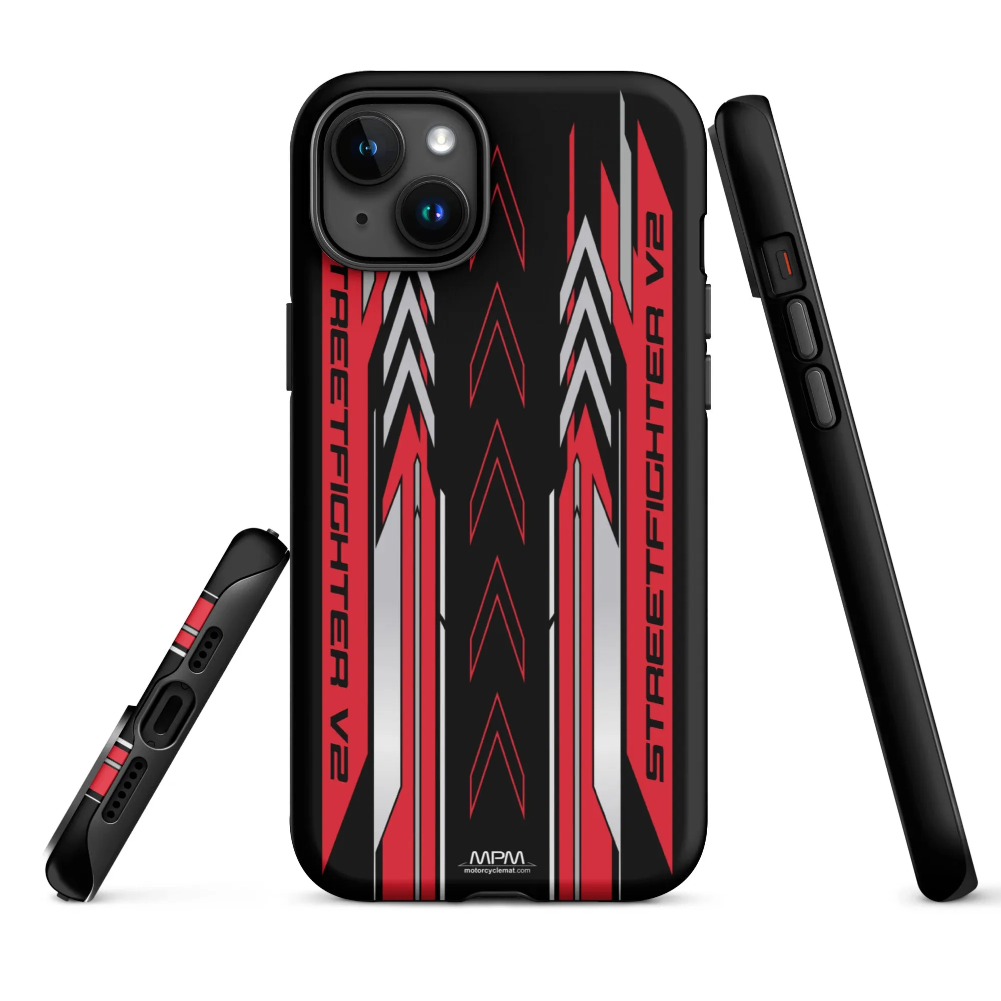 Designed Tough Case For iPhone inspired by Ducati Streetfighter V2 Red Motorcycle Model - MM5258