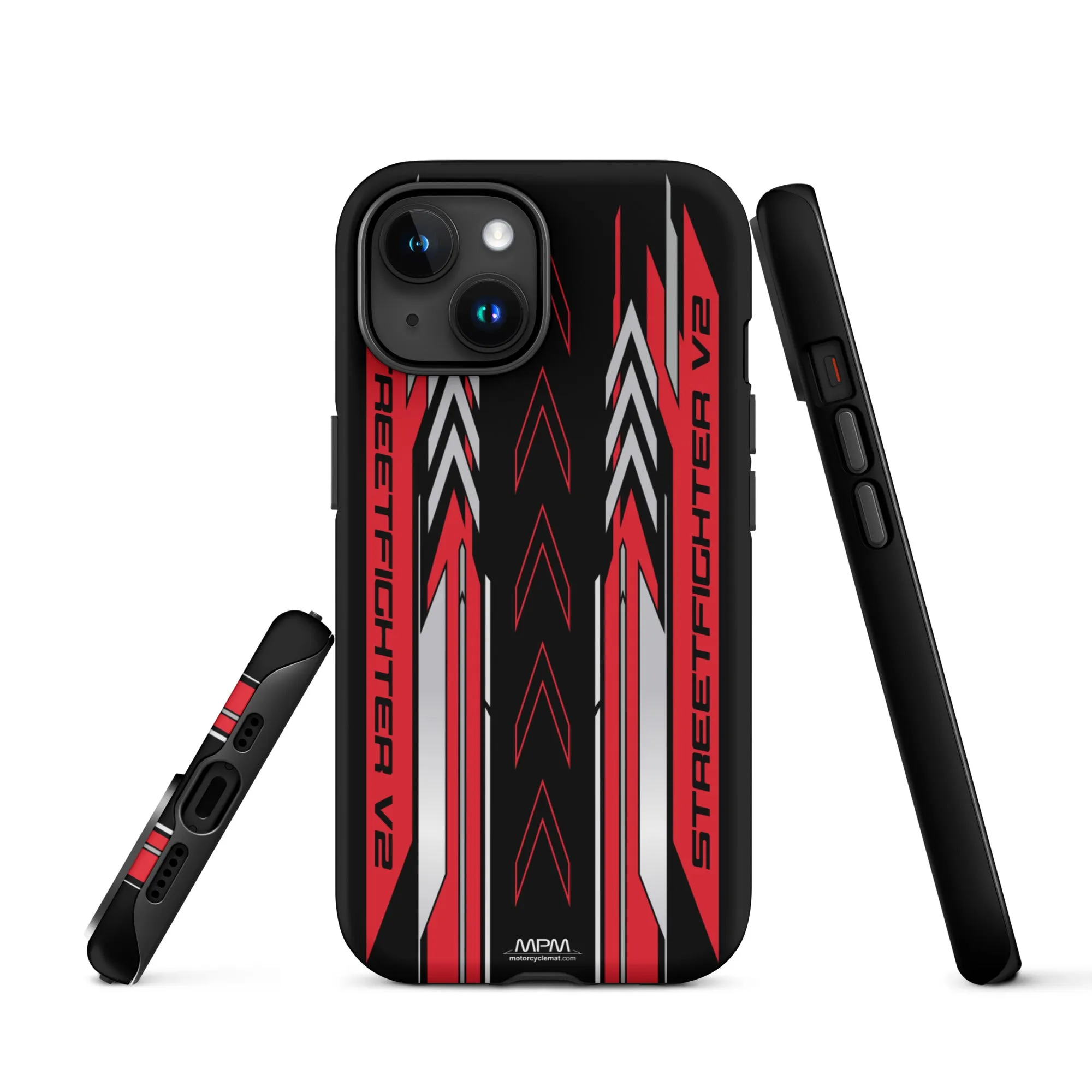 Designed Tough Case For iPhone inspired by Ducati Streetfighter V2 Red Motorcycle Model - MM5258