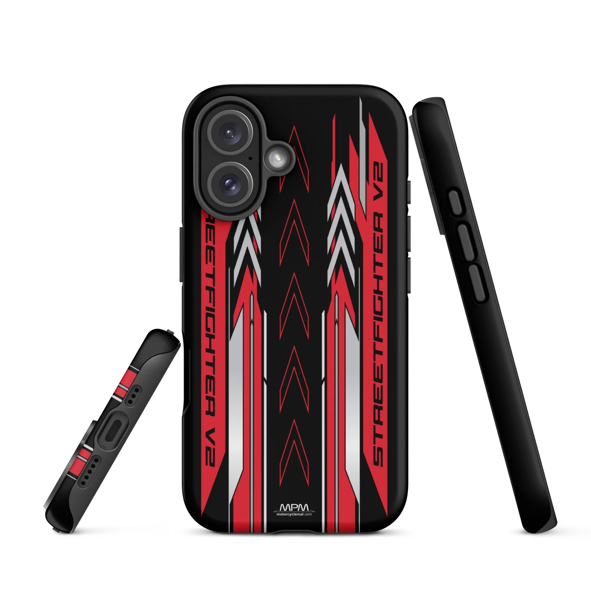 Designed Tough Case For iPhone inspired by Ducati Streetfighter V2 Red Motorcycle Model - MM5258