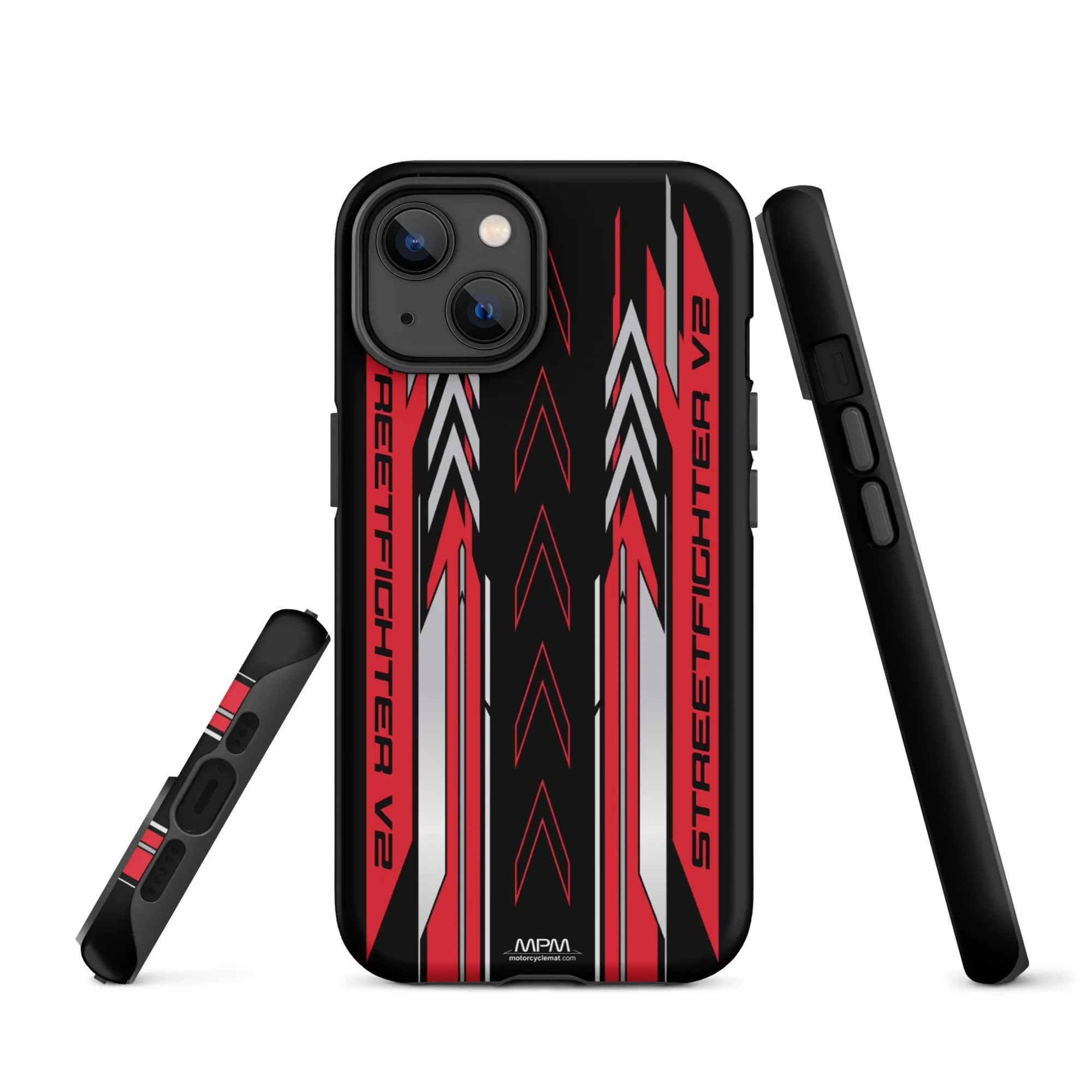 Designed Tough Case For iPhone inspired by Ducati Streetfighter V2 Red Motorcycle Model - MM5258