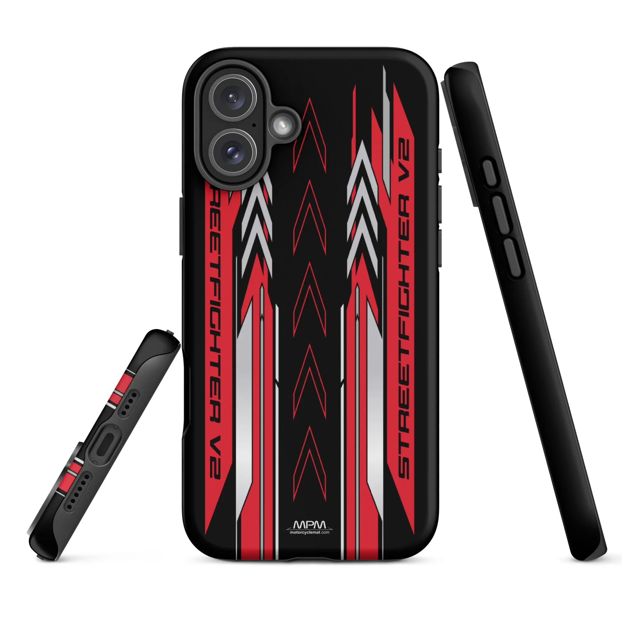 Designed Tough Case For iPhone inspired by Ducati Streetfighter V2 Red Motorcycle Model - MM5258