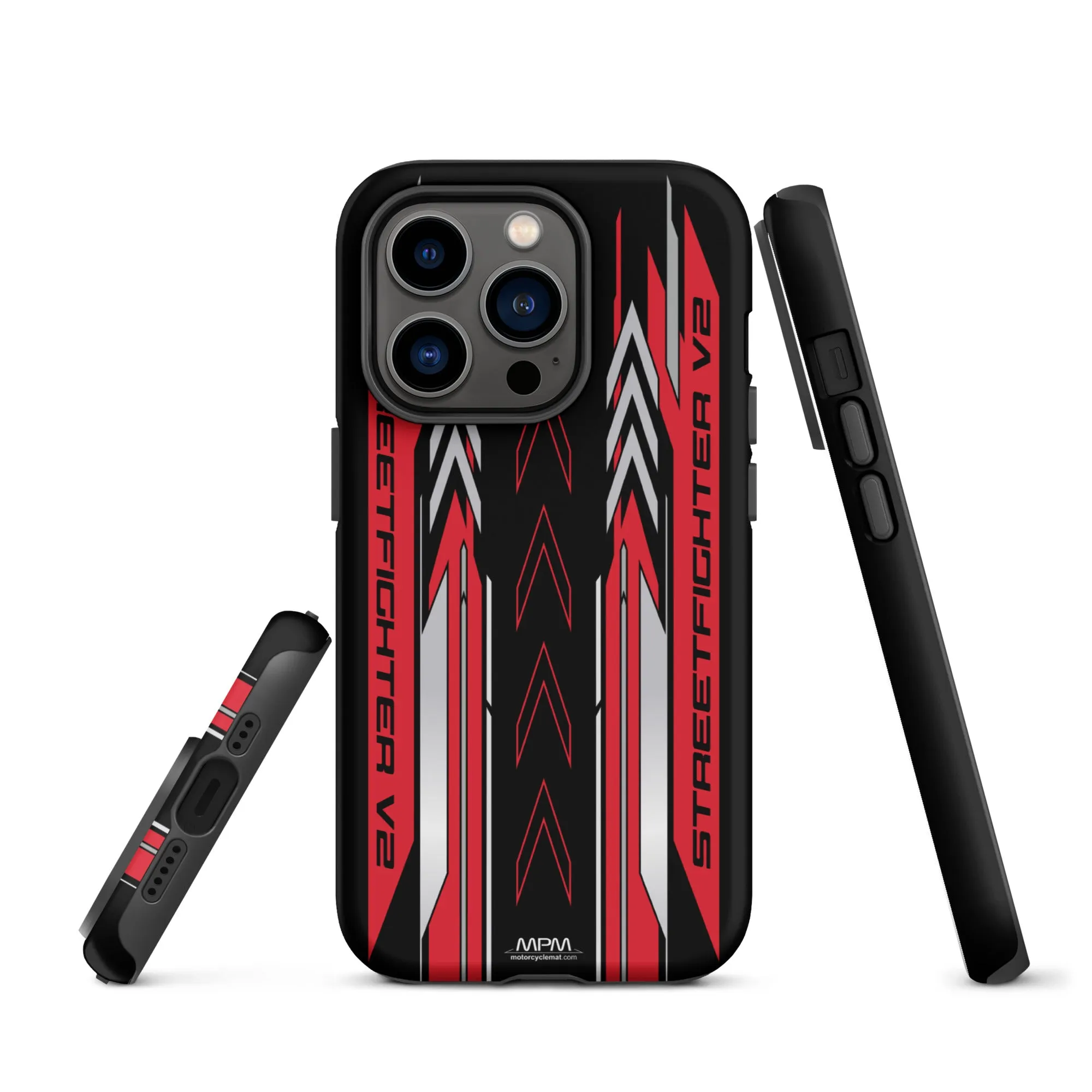 Designed Tough Case For iPhone inspired by Ducati Streetfighter V2 Red Motorcycle Model - MM5258