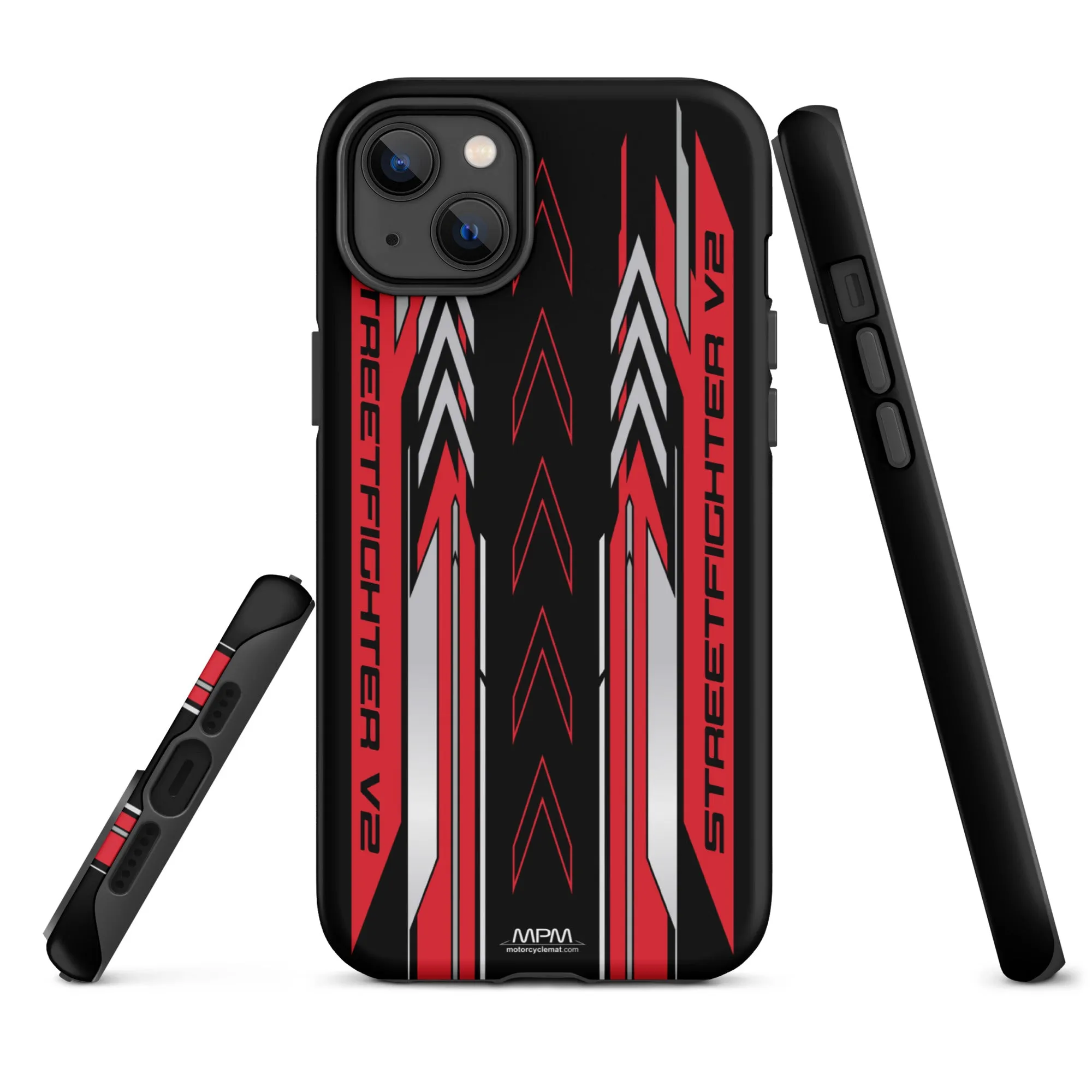 Designed Tough Case For iPhone inspired by Ducati Streetfighter V2 Red Motorcycle Model - MM5258