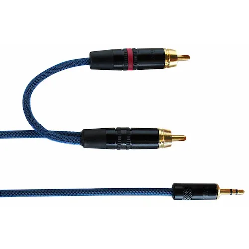 Digiflex ICABLE-6-BLUE Black Connectors With Gold Contacts25 Awg - 6 Foot