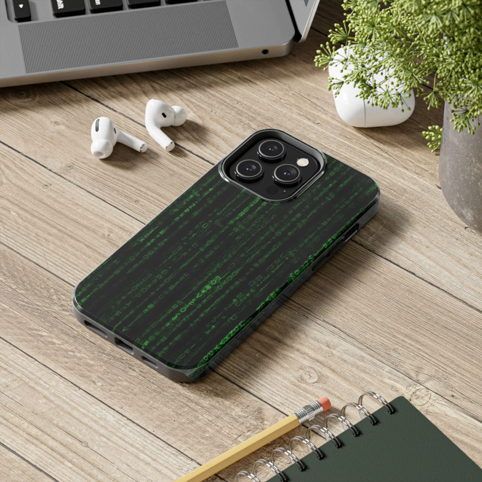 Digital Code Matrix Tribute Tough Phone Case