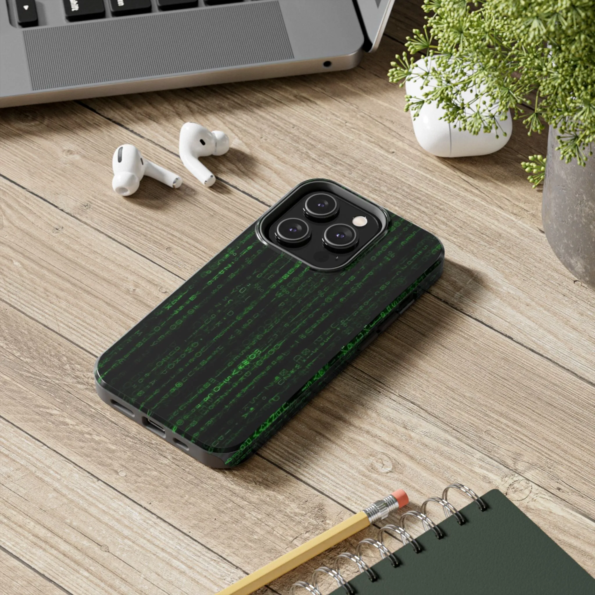 Digital Code Matrix Tribute Tough Phone Case