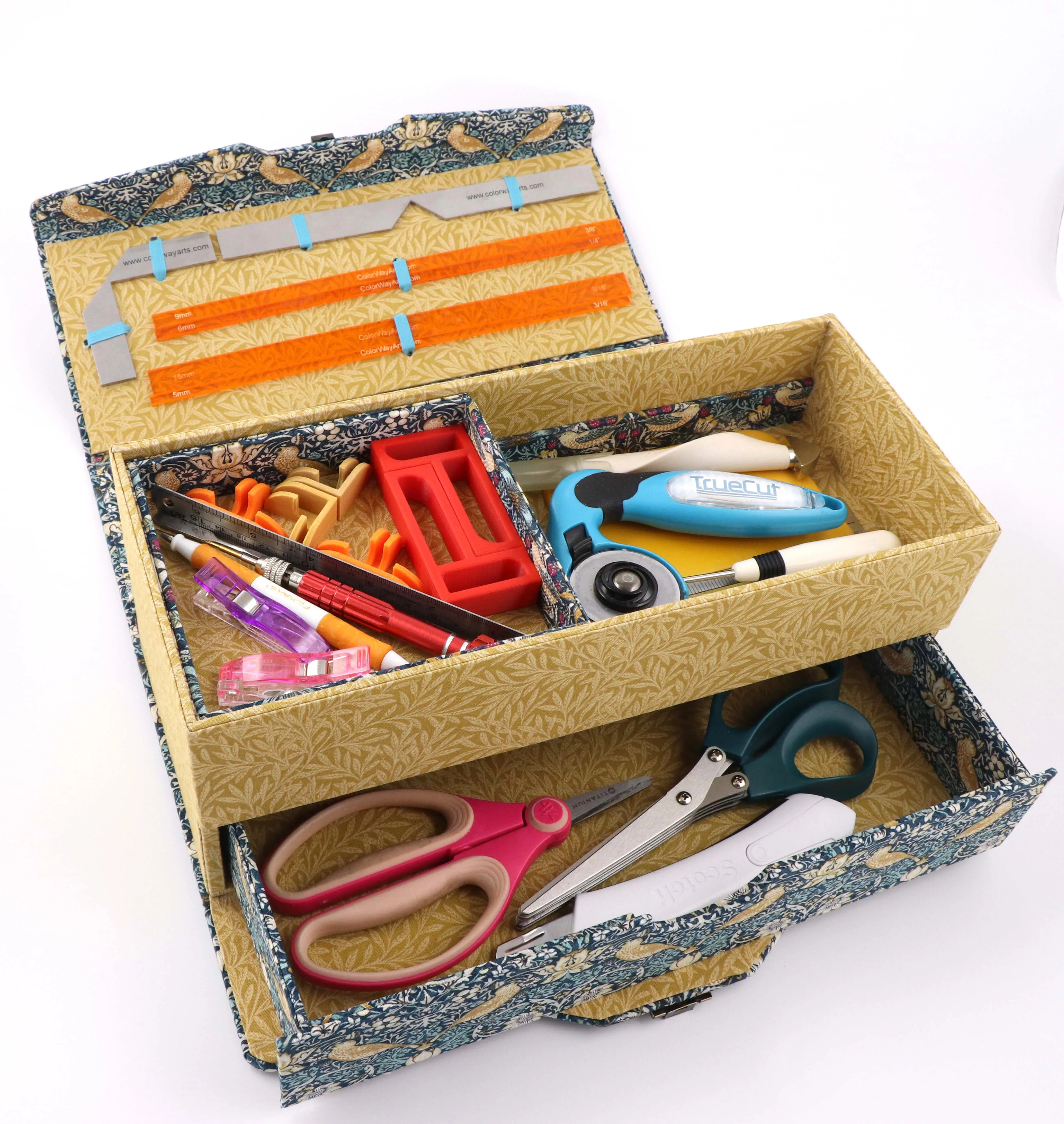 Double tool box DIY kit, cartonnage kit 138a, members only