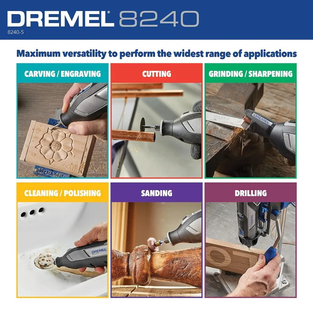 Dremel 8240-5 12V Cordless Rotary Tool Kit