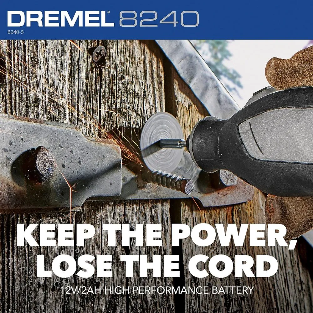 Dremel 8240-5 12V Cordless Rotary Tool Kit