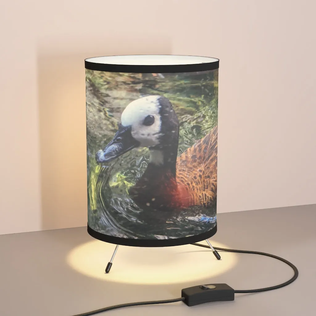 Duck Tripod Lamp with High-Res Printed Shade, US\CA plug