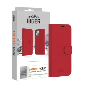 Eiger North Folio Case for Apple iPhone 16 Plus in Red