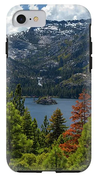 Emerald Bay Spring Day By Brad Scott - Phone Case