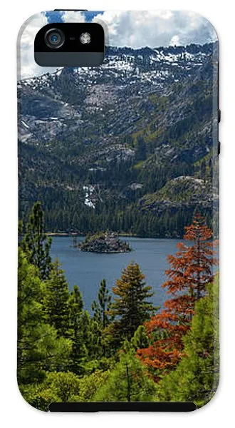 Emerald Bay Spring Day By Brad Scott - Phone Case