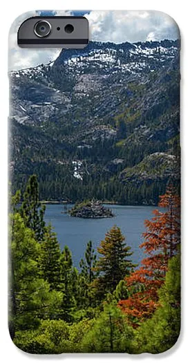 Emerald Bay Spring Day By Brad Scott - Phone Case