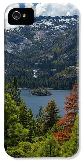 Emerald Bay Spring Day By Brad Scott - Phone Case